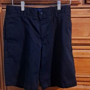 Boys LAND'S END Black Canvas Shorts